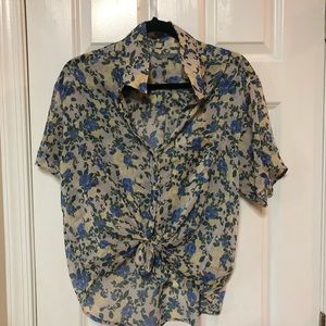 NWT Rubbish Floral Blouse